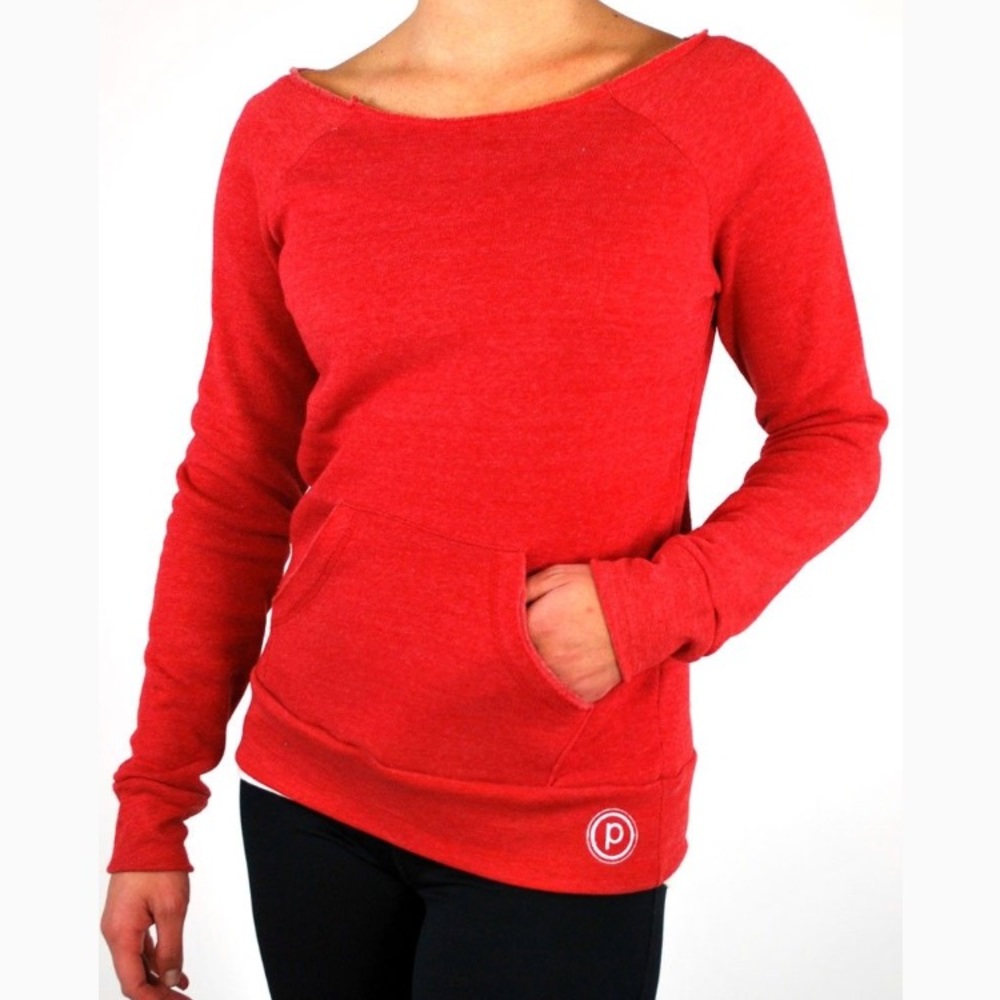 Pure Barre Off the Shoulder Sweatshirt